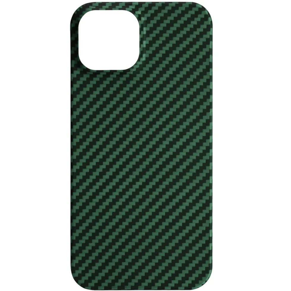 Linocell Premium Kevlar Robust deksel for iPhone 13 Mini Grønn