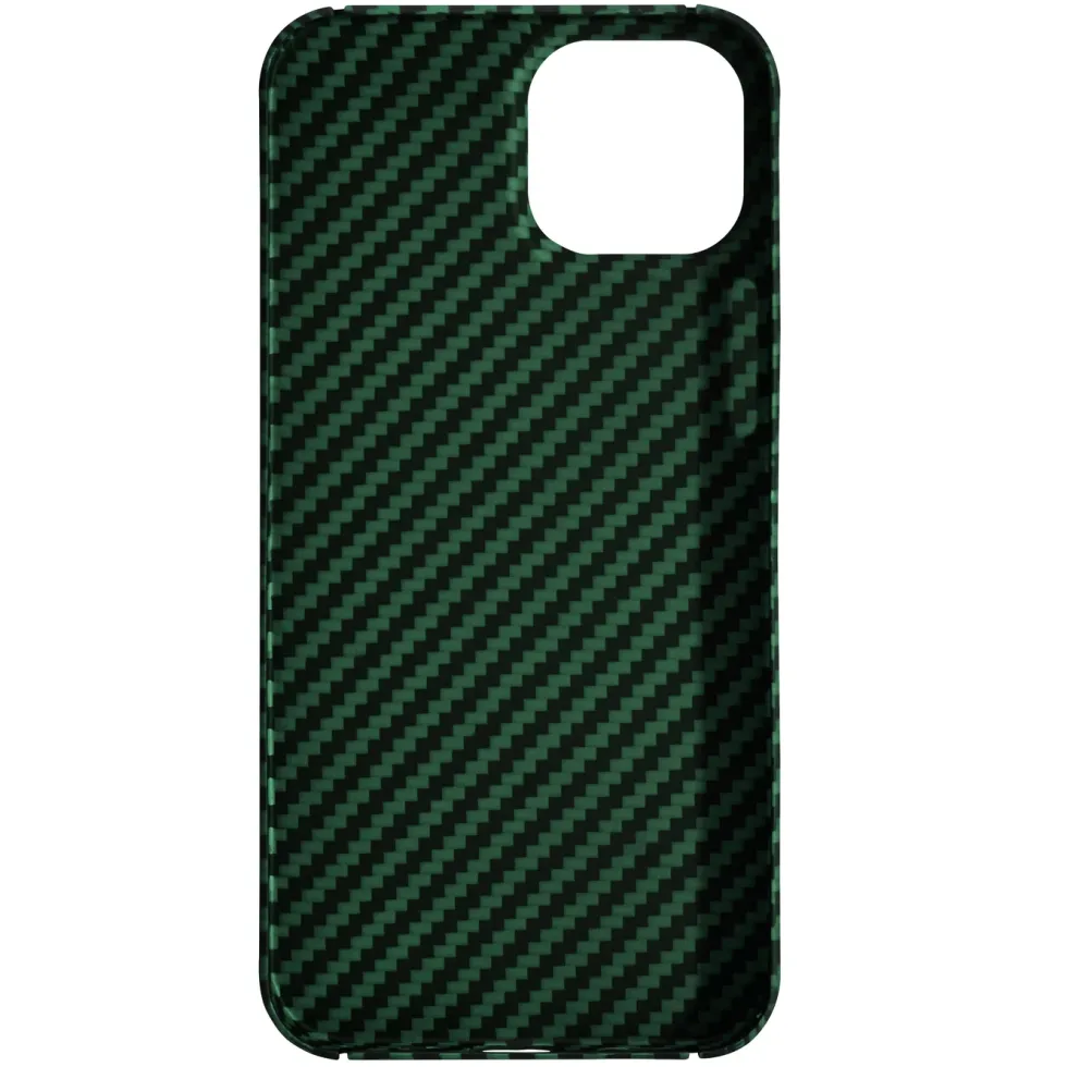 Linocell Premium Kevlar Robust deksel for iPhone 13 Mini Grønn
