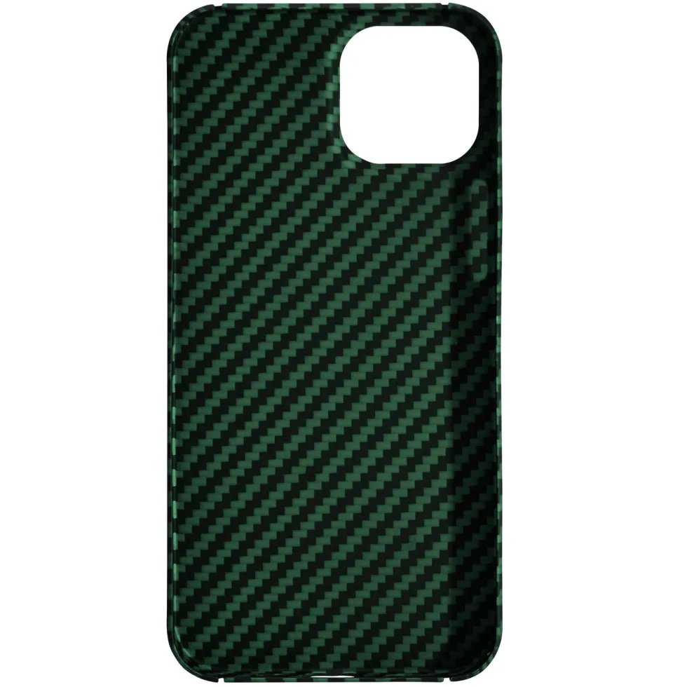 Linocell Premium Kevlar Robust deksel for iPhone 13 Mini Grønn