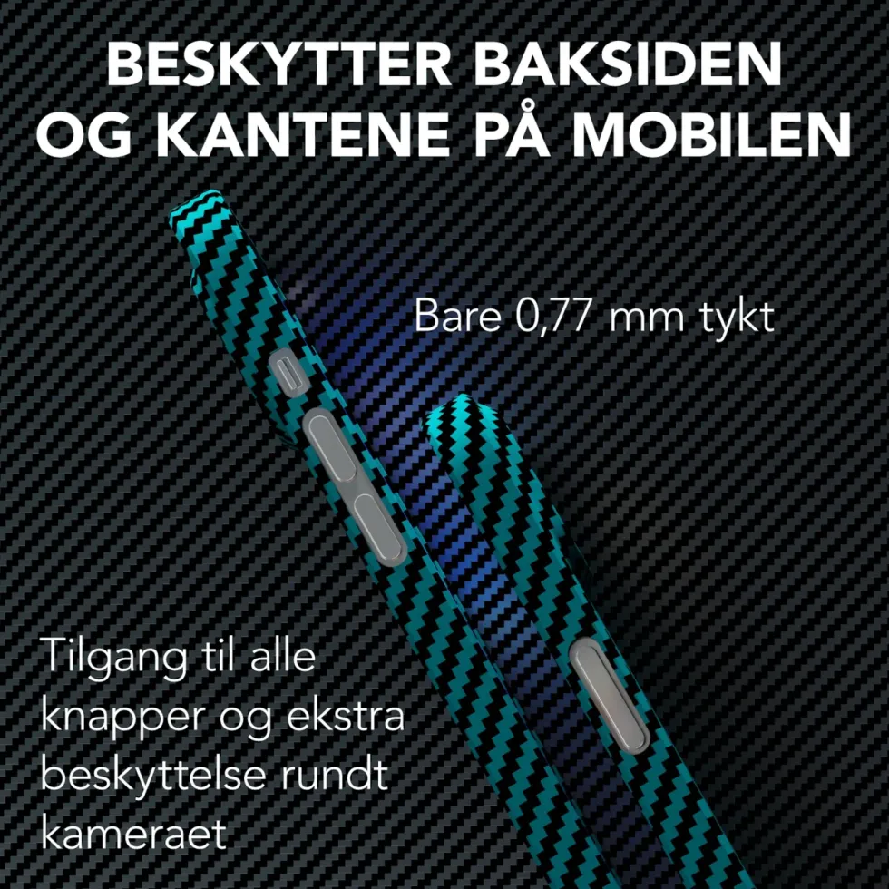 Linocell Premium Kevlar Robust deksel for iPhone 13 Blå