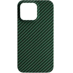 Linocell Premium Kevlar Robust deksel for iPhone 13 Pro Grønn