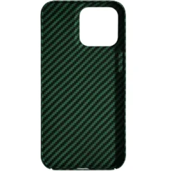 Linocell Premium Kevlar Robust deksel for iPhone 13 Pro Grønn