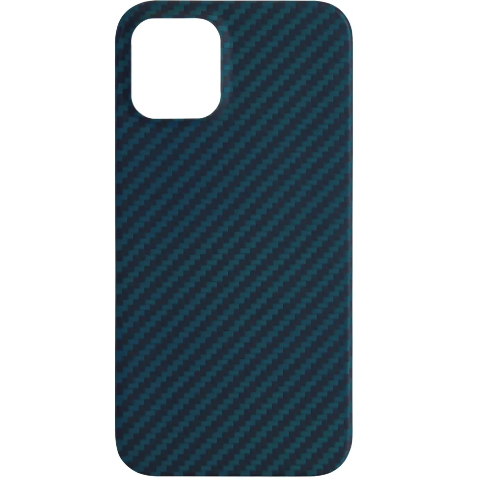 Linocell Premium Kevlar Robust deksel for iPhone 12 Mini Blå