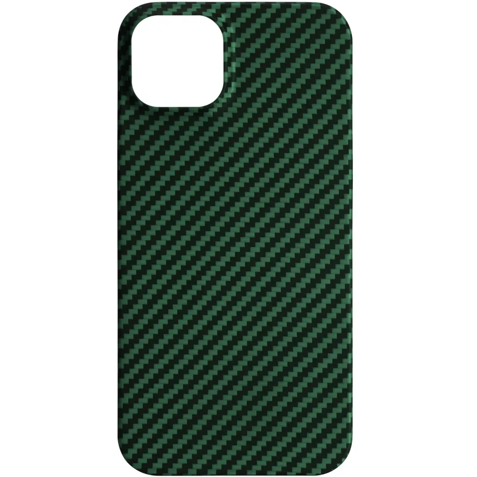 Linocell Premium Kevlar Robust deksel for iPhone 13 Grønn