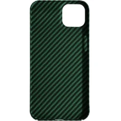 Linocell Premium Kevlar Robust deksel for iPhone 13 Grønn