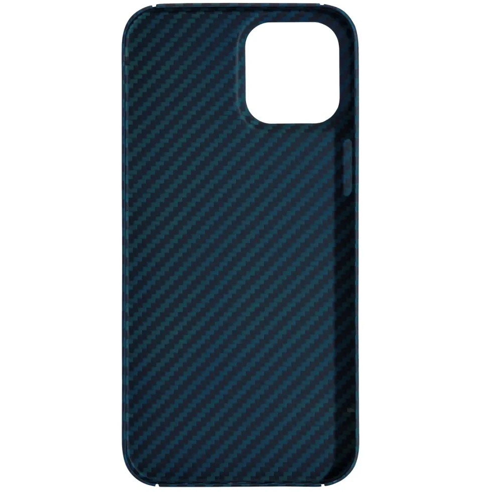 Linocell Premium Kevlar Robust deksel for iPhone 12 Pro Max Blå