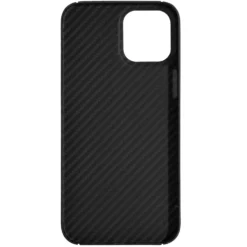 Linocell Premium Kevlar Robust deksel for iPhone 12 Pro Max Svart