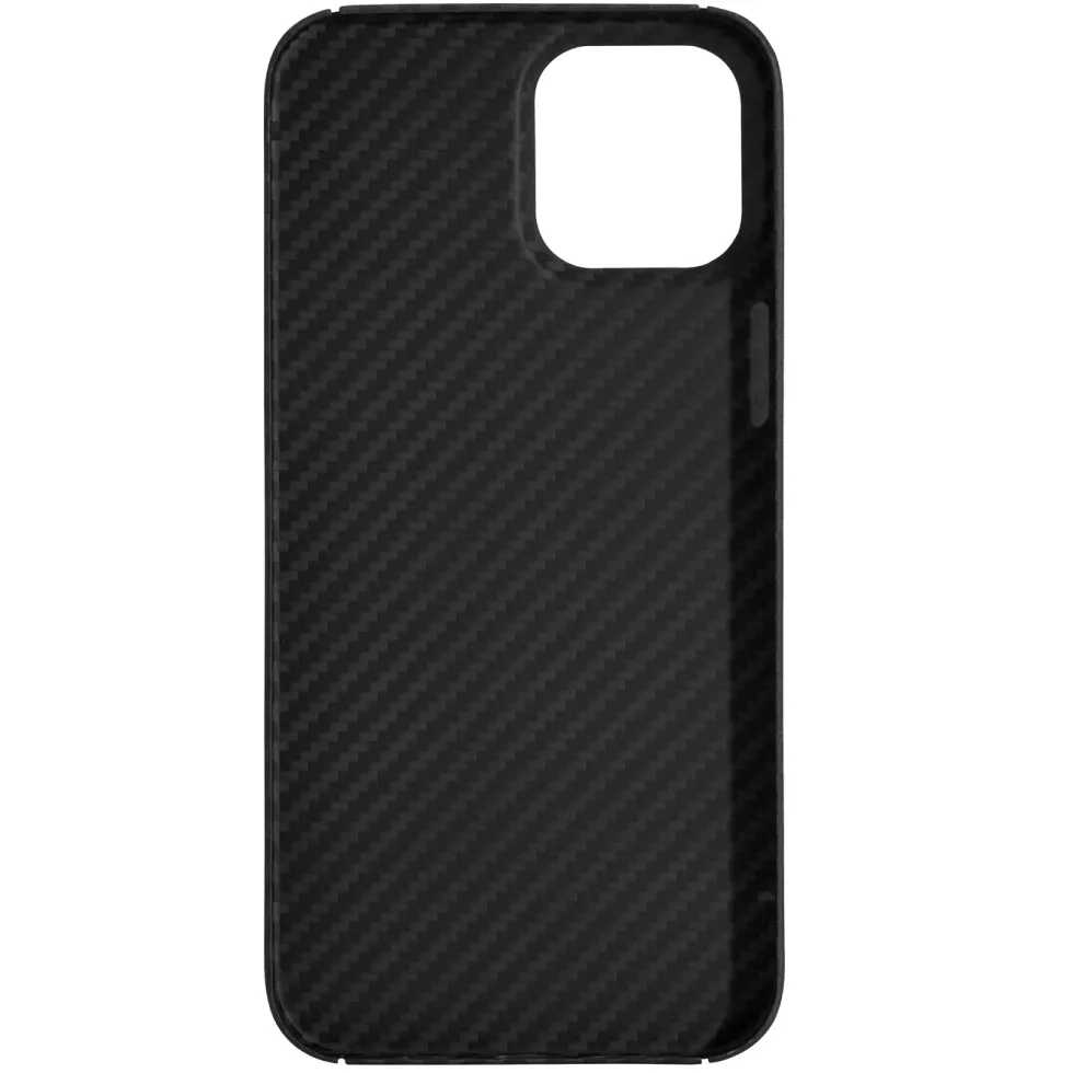 Linocell Premium Kevlar Robust deksel for iPhone 12 Pro Max Svart