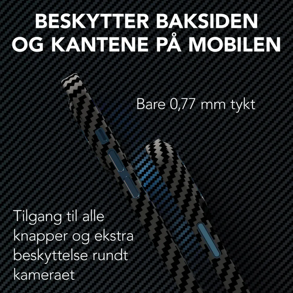 Linocell Premium Kevlar Robust deksel for iPhone 12 Pro Max Svart