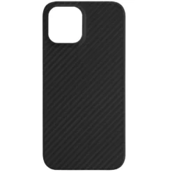 Linocell Premium Kevlar Robust deksel for iPhone 12 Pro Max Svart