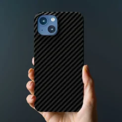 Linocell Premium Kevlar Robust deksel for iPhone 13 Mini Svart