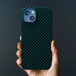 Linocell Premium Kevlar Robust deksel for iPhone 13 Mini Blå