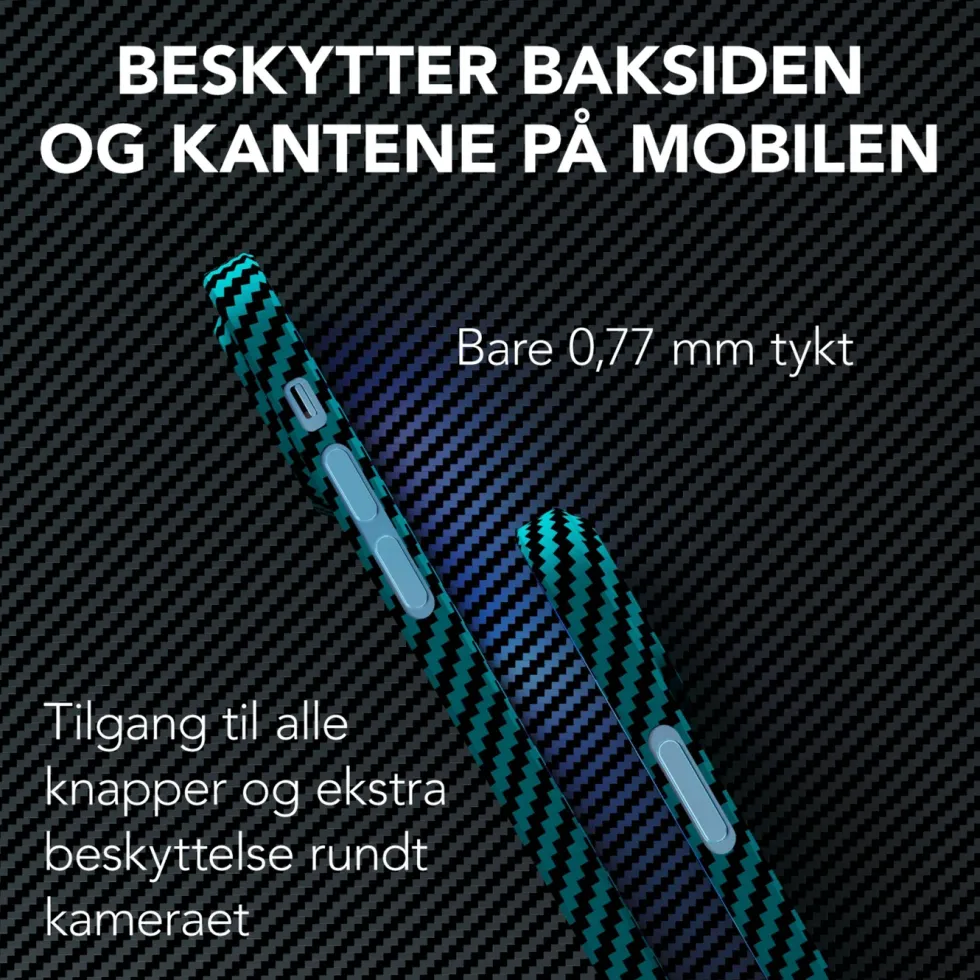 Linocell Premium Kevlar Robust deksel for iPhone 13 Mini Blå