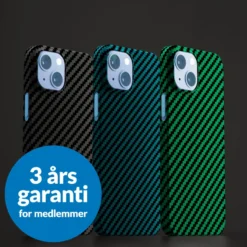 Linocell Premium Kevlar Robust deksel for iPhone 13 Mini Blå