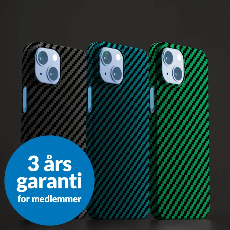 Linocell Premium Kevlar Robust deksel for iPhone 13 Mini Blå