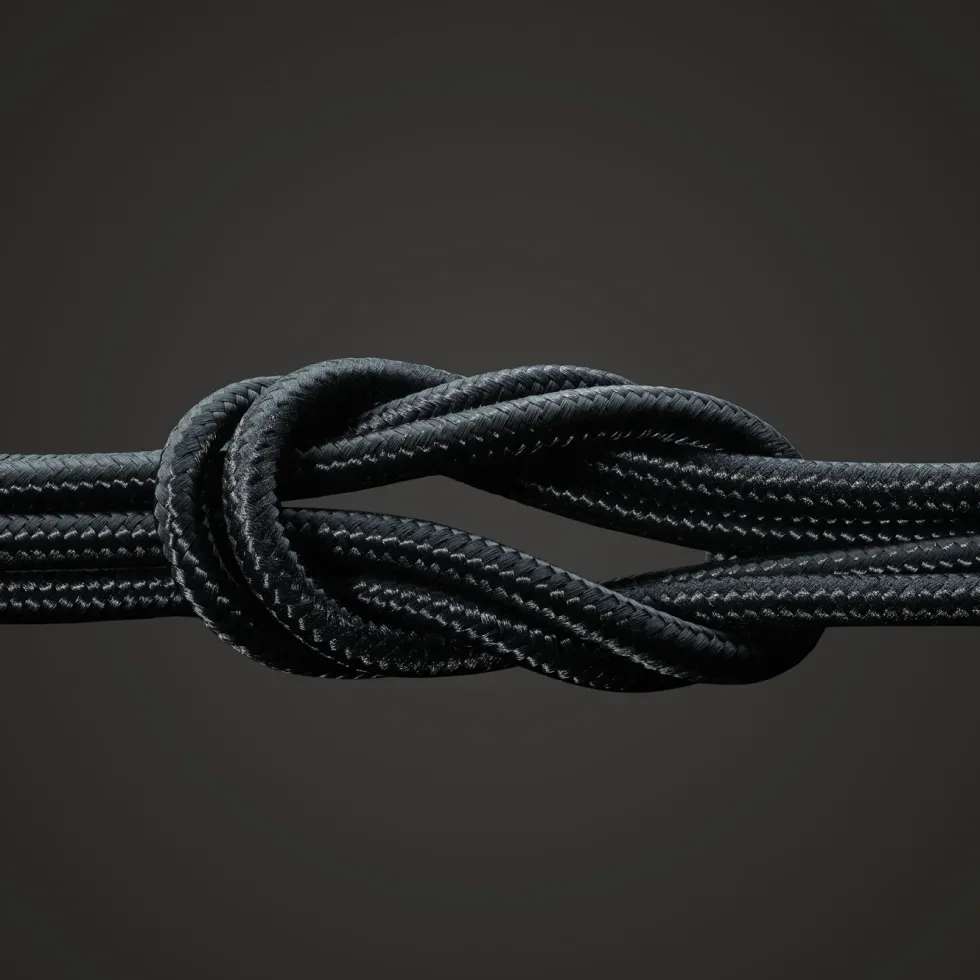 Linocell Premium Kevlar USB-A til Lightning-kabel 1 m Svart