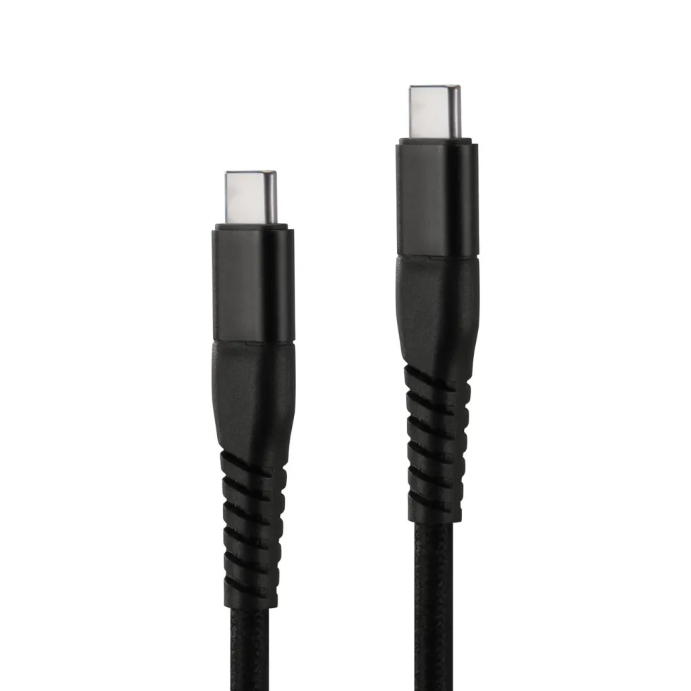 Linocell Premium Kevlar USB-C 3.2-kabel - Svart 3 m