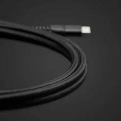 Linocell Premium Kevlar USB-C 3.2-kabel - Svart 2 m