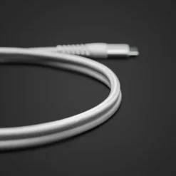Linocell Premium Kevlar USB-C 3.2-kabel - Hvit 1 m