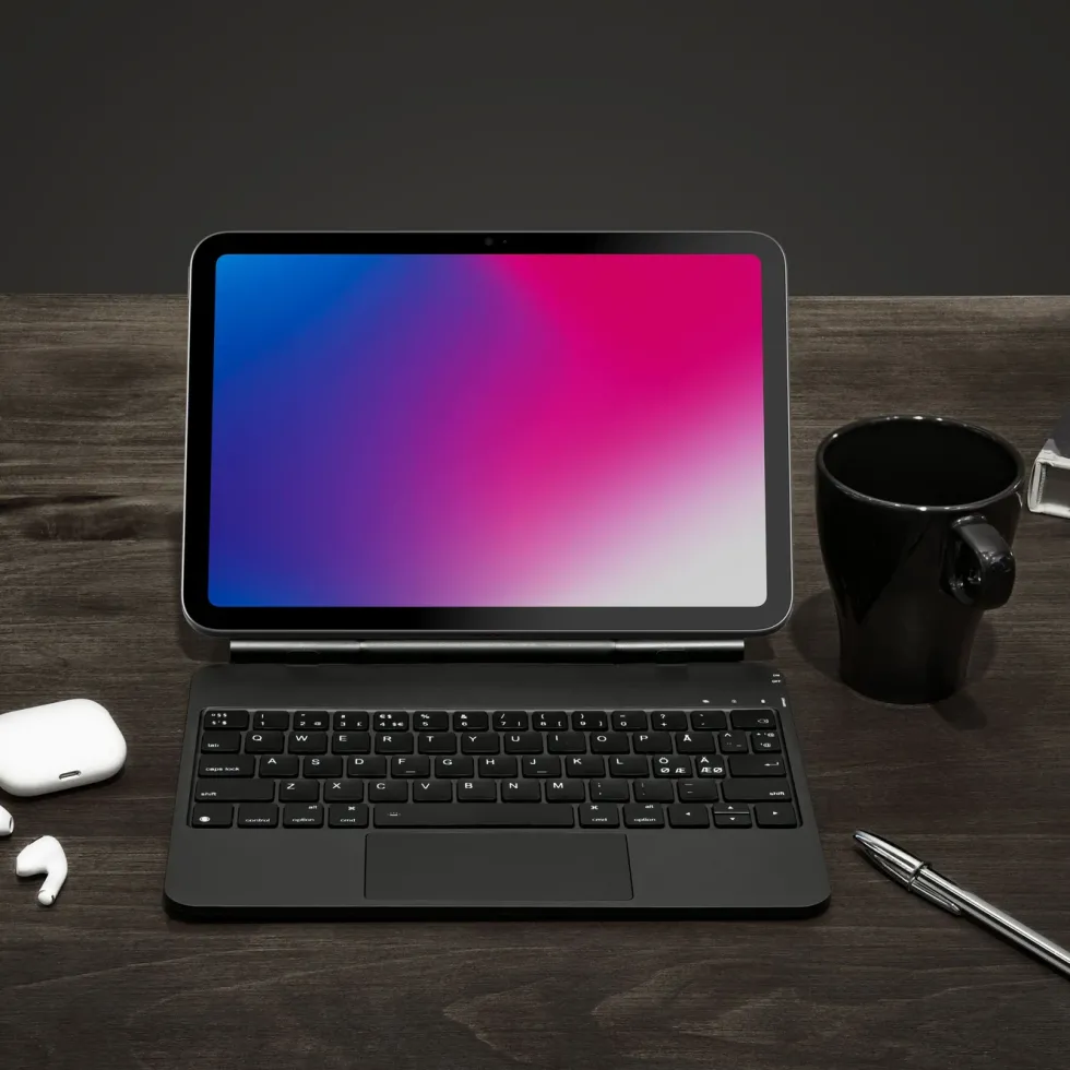 Linocell Premium Magnetisk Tastatur for iPad Pro 11" (M4), Air 11" (M2, M3)