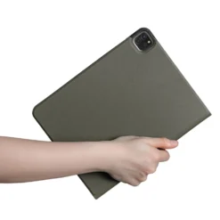 Linocell Premium Trifold Cover for iPad Pro 11" (1.-3. gen) Olivengrønn