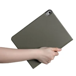 Linocell Premium Trifold Cover for iPad Air (4.-5. gen) Olivengrønn