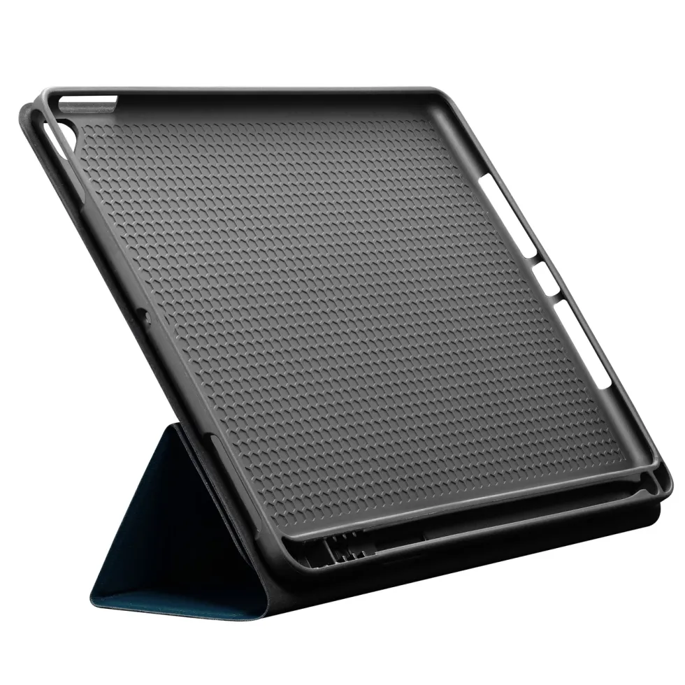 Linocell Premium Trifold Cover for iPad (7.-9. gen), Air (3. gen), Pro (10,5 tommer) Blå