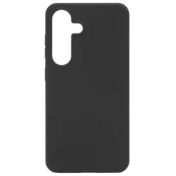 Linocell Rubber Case for Galaxy S25 Svart