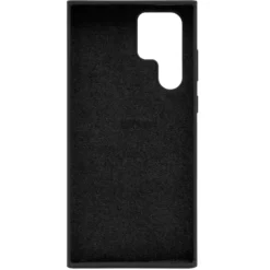 Linocell Rubber Case for Galaxy S22 Ultra Svart