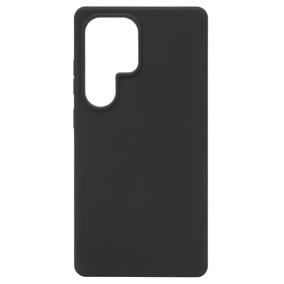 Linocell Rubber Case for Galaxy S25 Ultra Svart