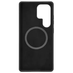 Linocell Rubber Case for Galaxy S25 Ultra Svart