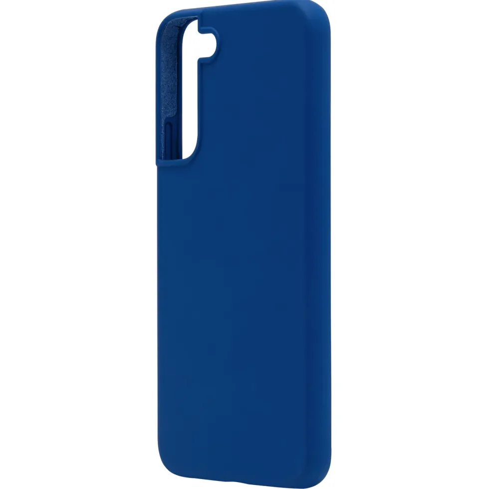 Linocell Rubber Case for Galaxy S22 Plus Blå