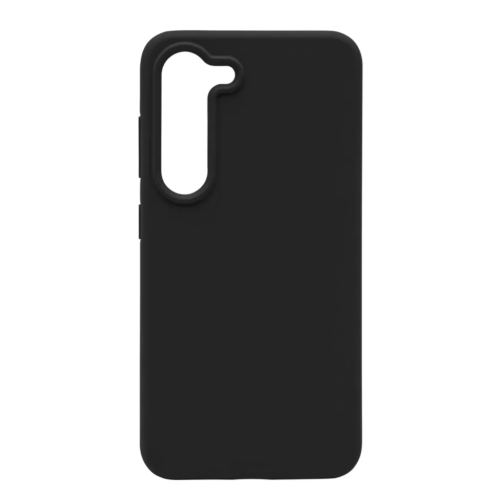 Linocell Rubber Case for Galaxy S23 Svart