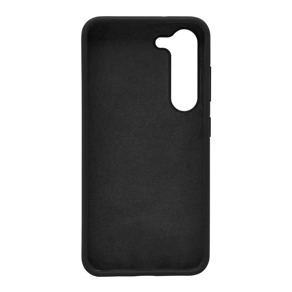 Linocell Rubber Case for Galaxy S23 Svart