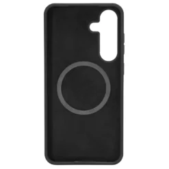 Linocell Rubber Case for Galaxy S25 Plus Svart