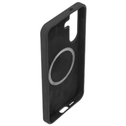 Linocell Rubber Case for Galaxy S25 Plus Svart