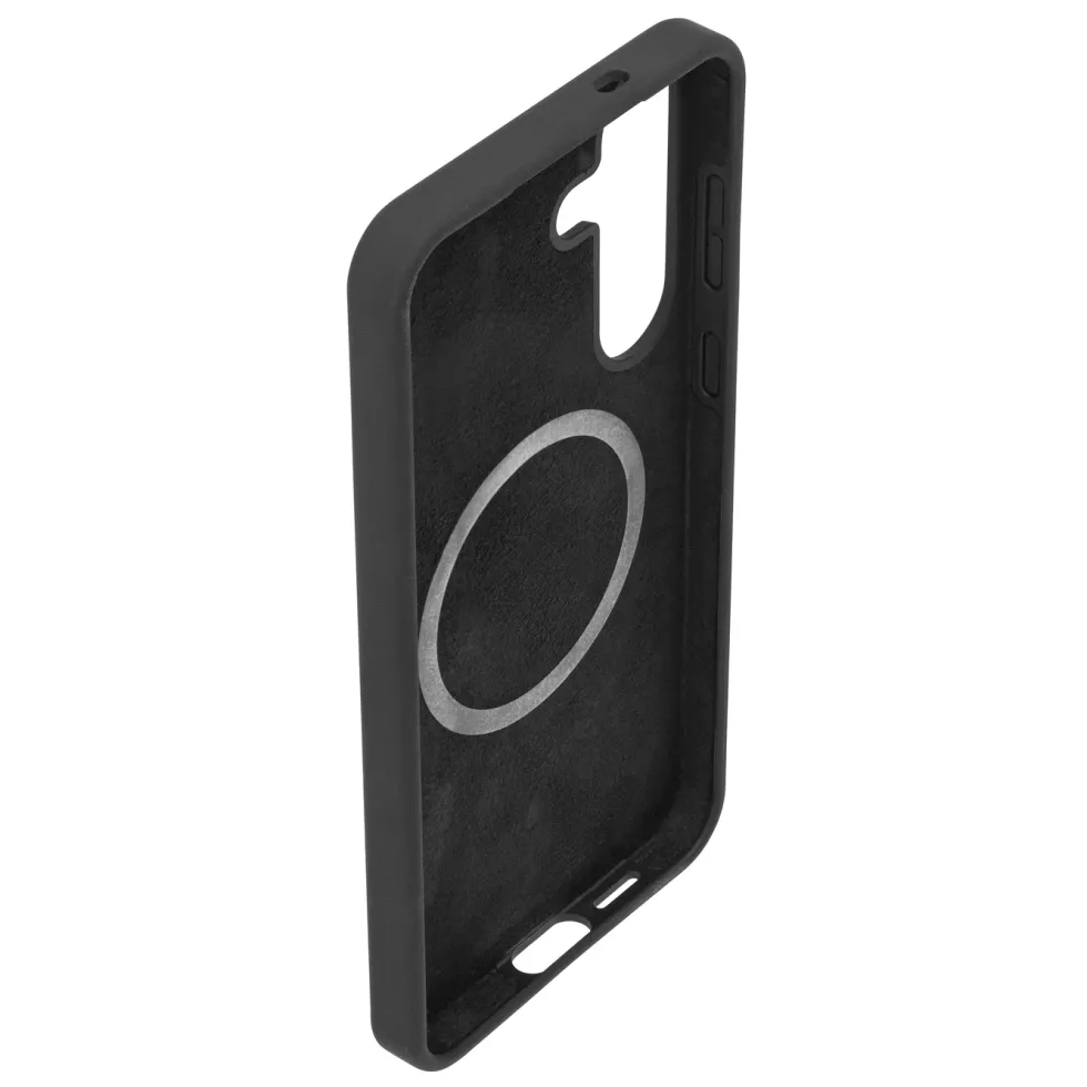 Linocell Rubber Case for Galaxy S25 Plus Svart