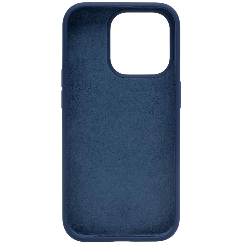 Linocell Rubber Case for iPhone 15 Pro Blå