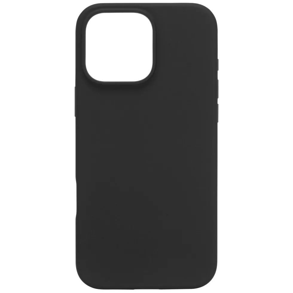 Linocell Rubber case for iPhone 16 Pro Max Svart
