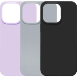 Linocell Rubber Case for iPhone 13 Pro Grå
