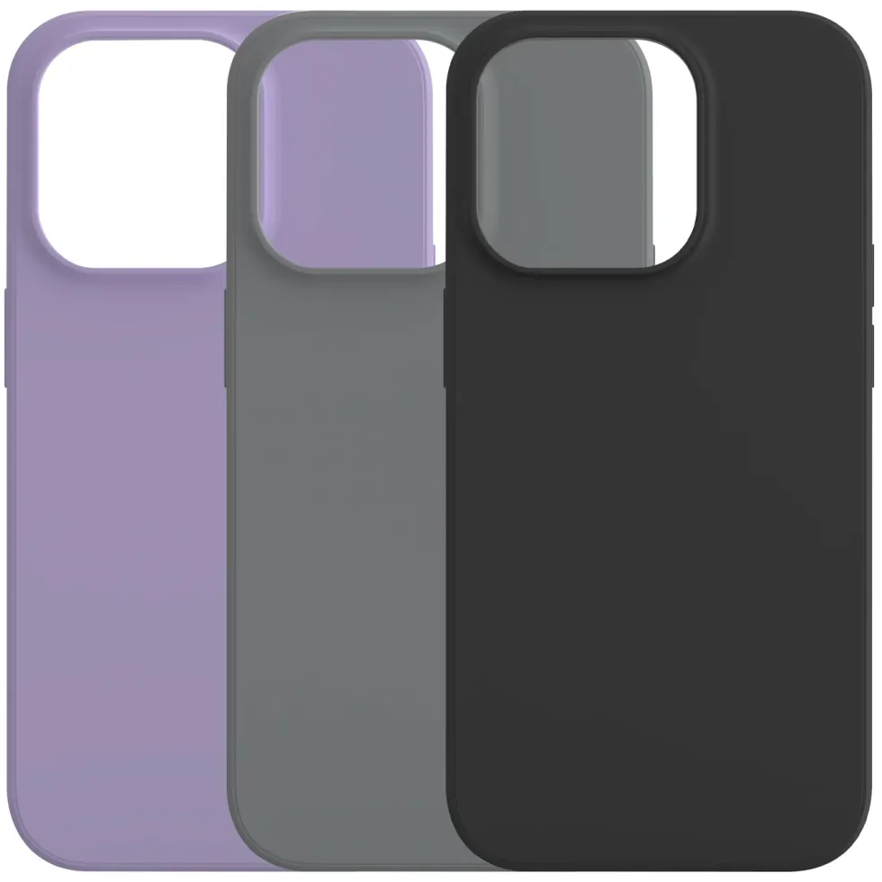 Linocell Rubber case for iPhone 14 Pro Lavendel