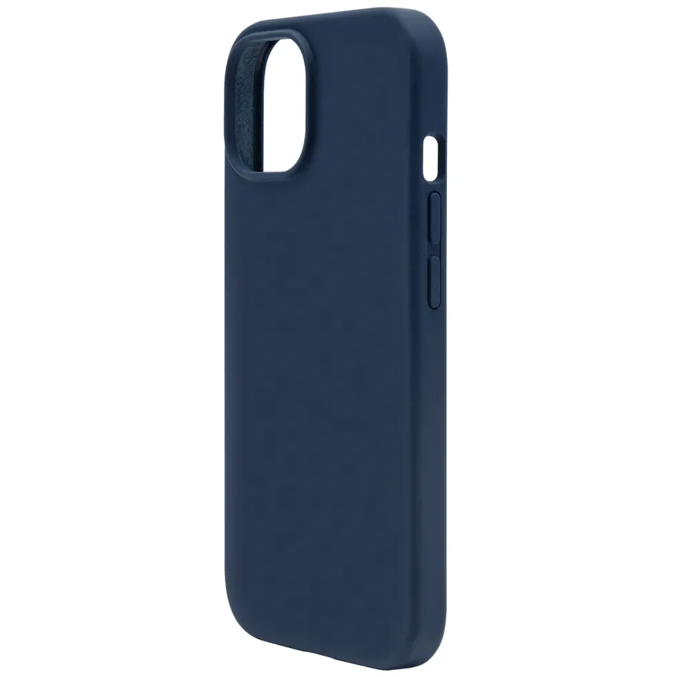 Linocell Rubber case for iPhone 15 Blå