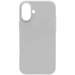 Linocell Rubber case for iPhone 16 Plus Grå