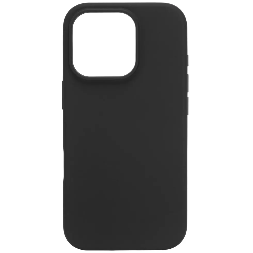 Linocell Rubber case for iPhone 16 Pro Svart