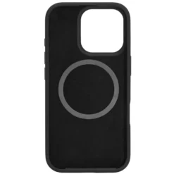 Linocell Rubber case for iPhone 16 Pro Svart