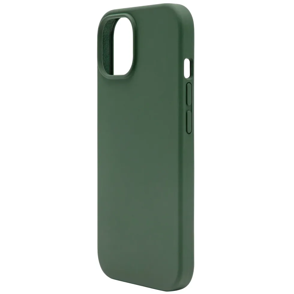 Linocell Rubber case for iPhone 15 Grønn