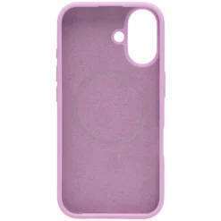 Linocell Rubber case for iPhone 16 Rosa