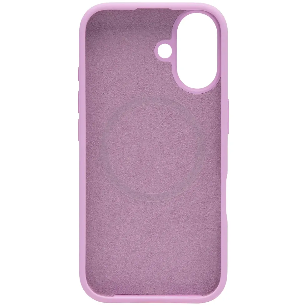 Linocell Rubber case for iPhone 16 Rosa