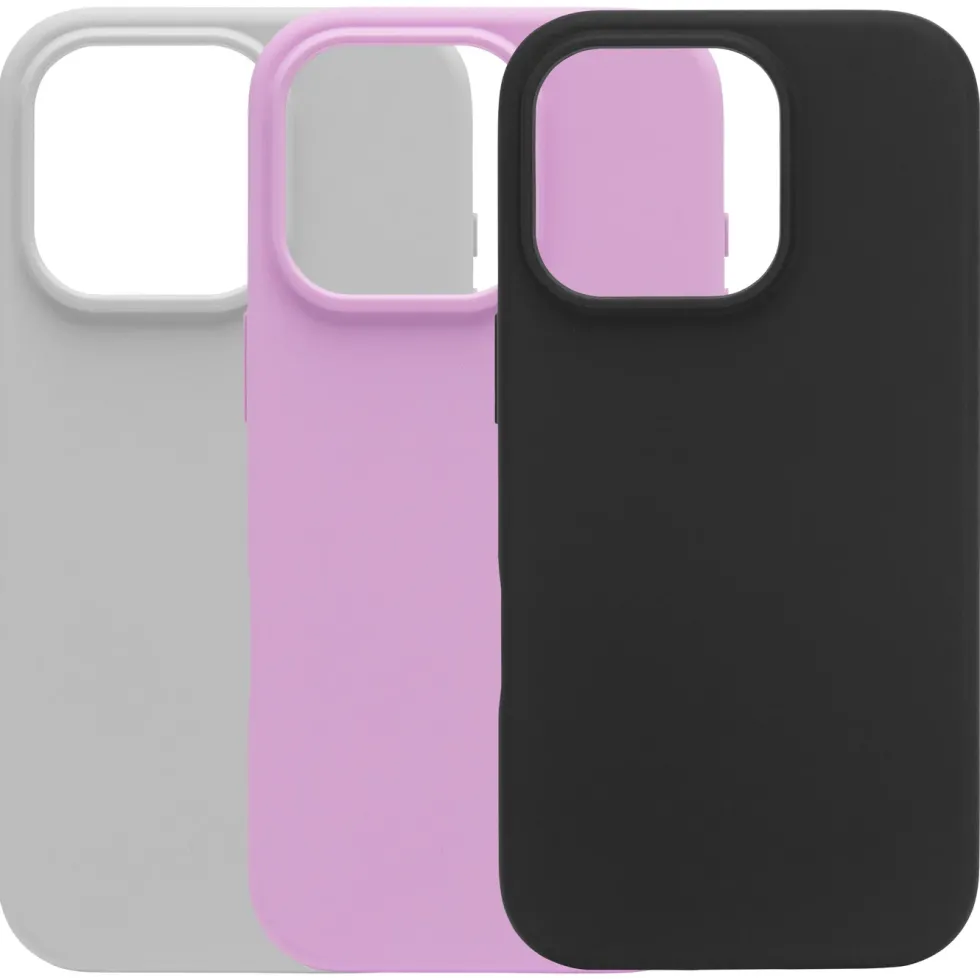 Linocell Rubber case for iPhone 16 Pro Rosa