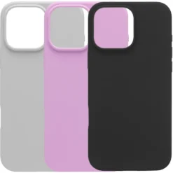 Linocell Rubber case for iPhone 16 Pro Max Rosa